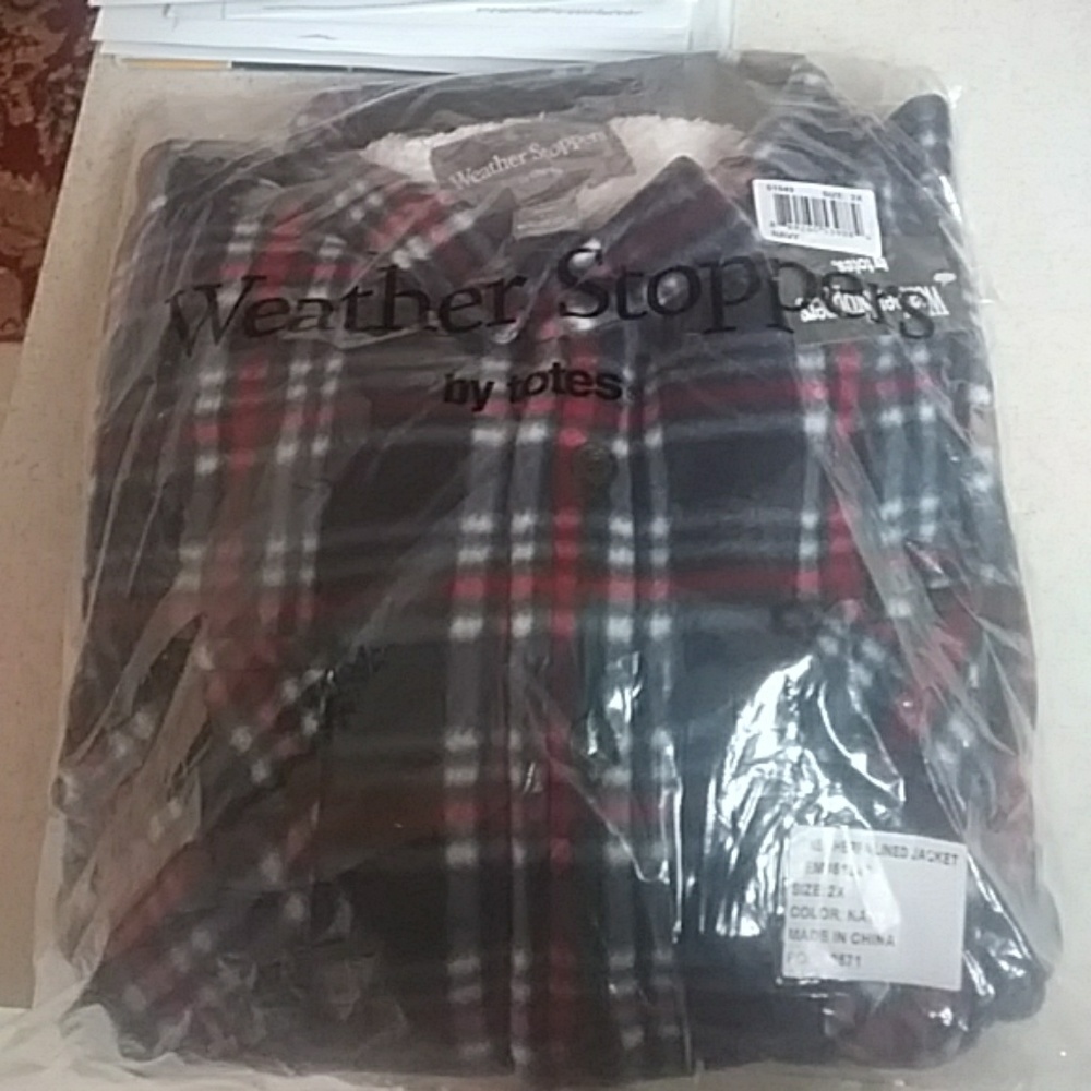 Totes brand sherpa lined jacket sz 2x